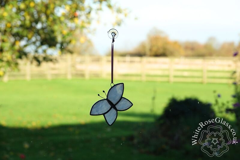 Butterfly - Simple Cloudy White Hanger - product image
