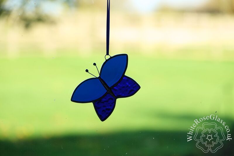 Butterfly - Simple Dark Blue Hanger - product image