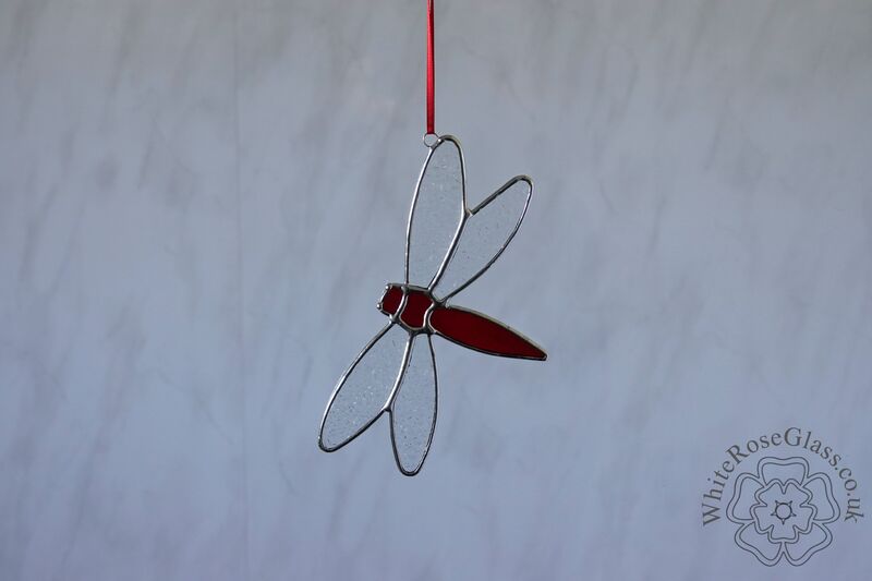 Dragonfly Suncatcher - Red - product image