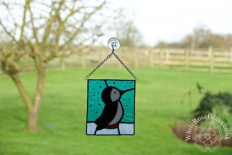 Penguin in the Snow Suncatcher - product image