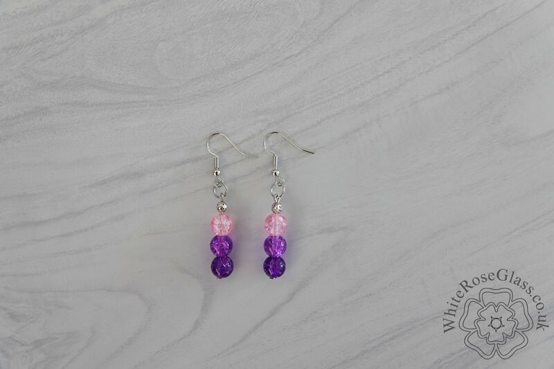 Earrings - Pink + Purple Shades - product image