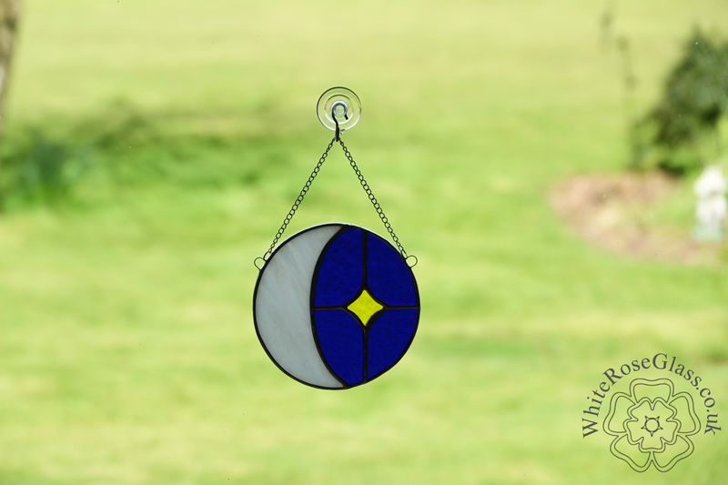 Moon + Star Circle Hanger - product image