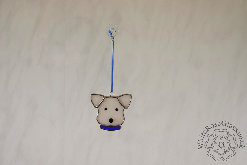 Dog Head + Collar - Blue - product image