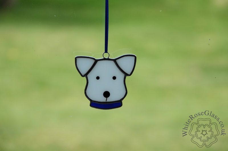 Dog Head + Collar - Blue - product image