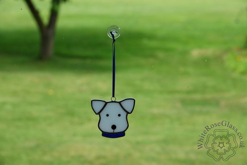 Dog Head + Collar - Blue - product image