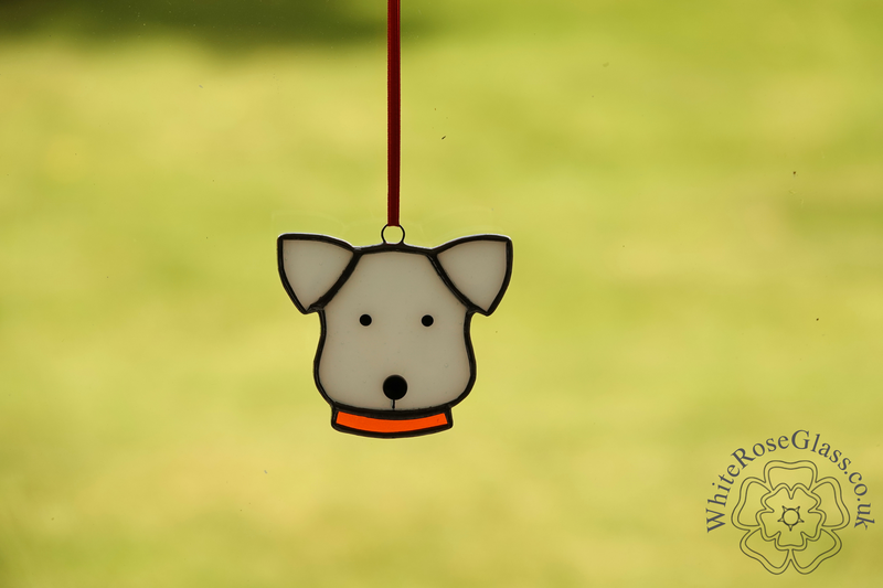 Dog Head + Collar - Orange - product image