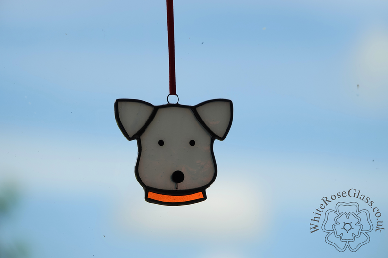 Dog Head + Collar - Orange - product image