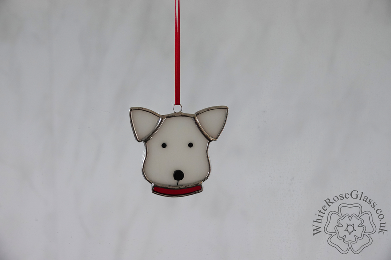 Dog Head + Collar - Red - product image