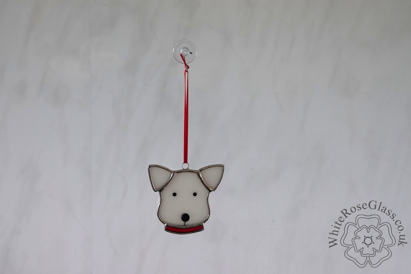 Dog Head + Collar - Red - product image