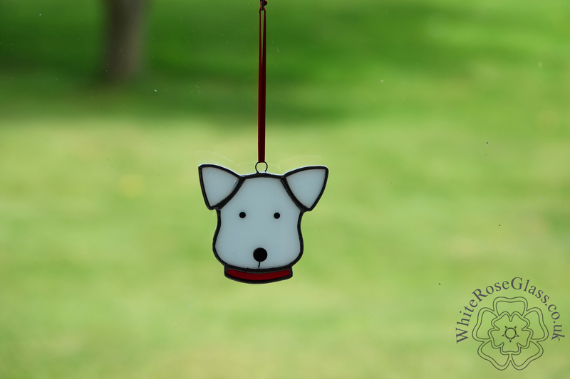 Dog Head + Collar - Red - product image
