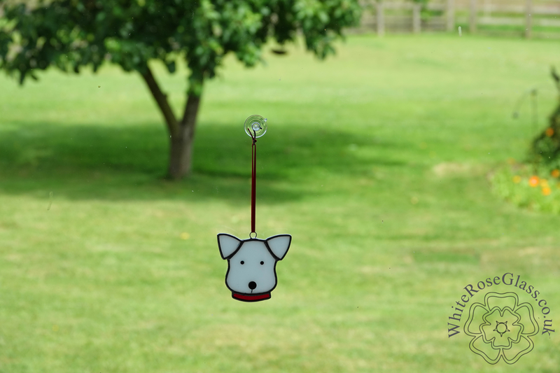 Dog Head + Collar - Red - product image