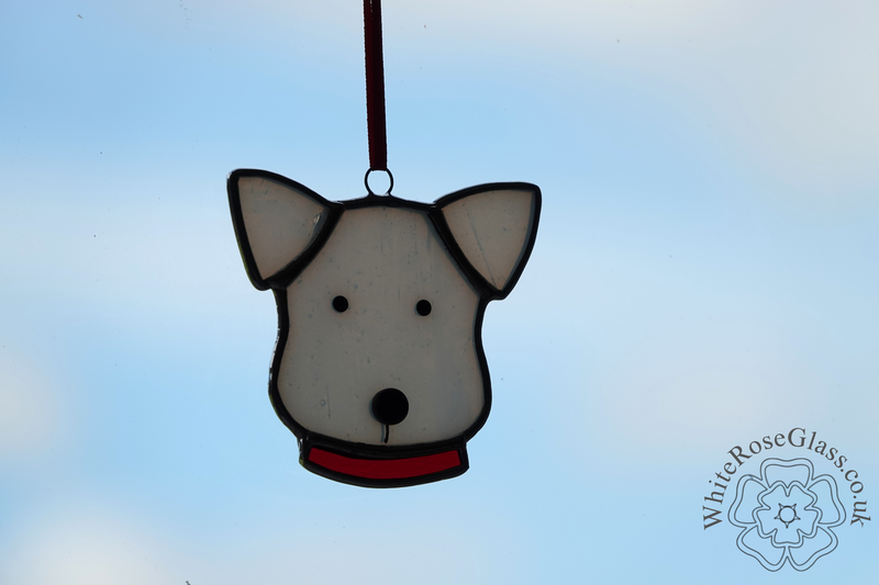 Dog Head + Collar - Red - product image