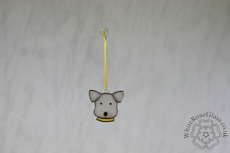 Dog Head + Collar - Yellow - product image