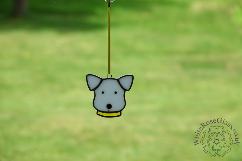 Dog Head + Collar - Yellow - product image