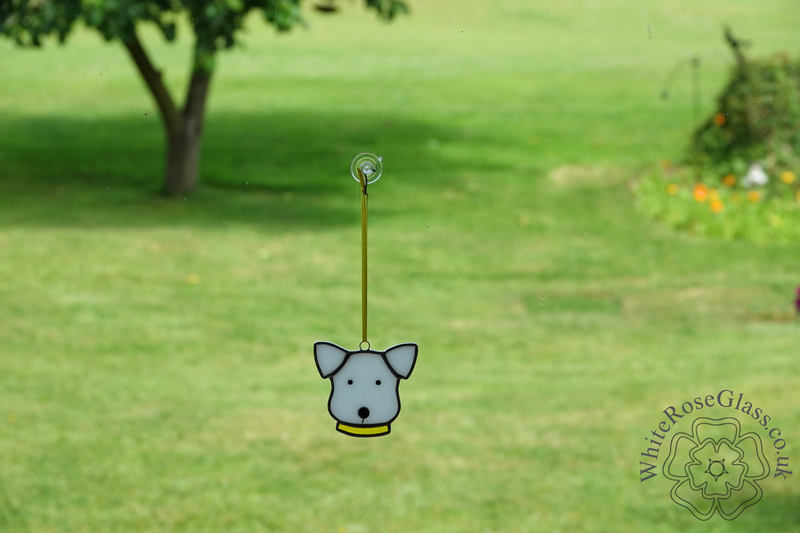 Dog Head + Collar - Yellow - product image