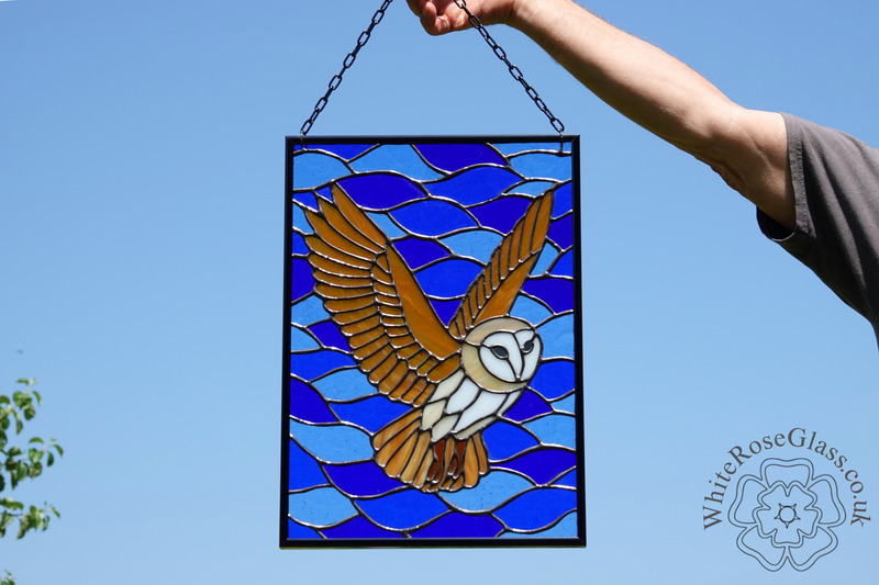 Framed Flying Barn Owl At Night - product image
