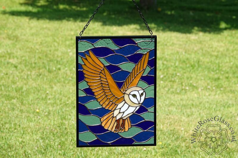 Framed Flying Barn Owl At Night - product image