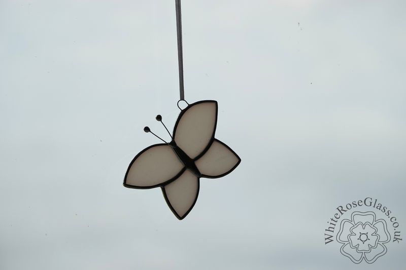 Butterfly - Simple Cloudy White Hanger - product image