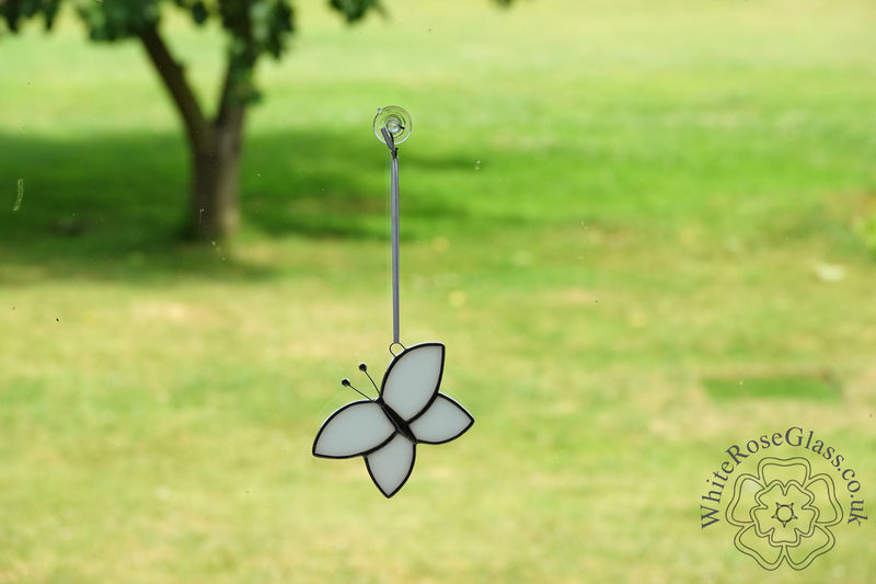 Butterfly - Simple Cloudy White Hanger - product image
