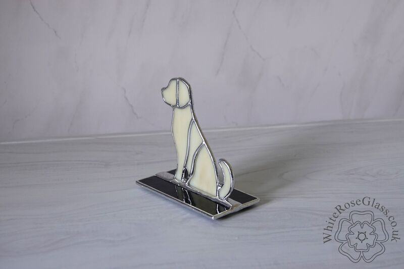 Sitting Yellow Labrador Dog Freestanding - product image