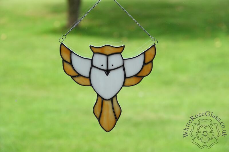 Owl Flying Cartoon - Cream/White - product image