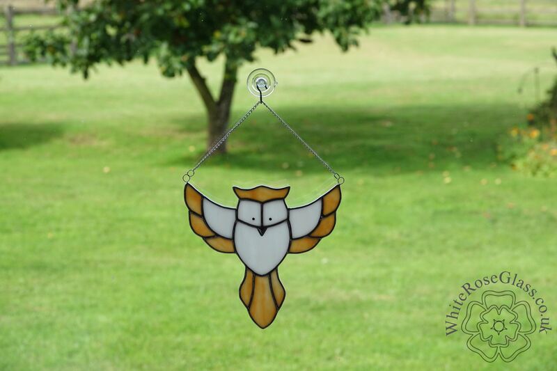 Owl Flying Cartoon - Cream/White - product image