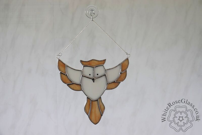 Owl Flying Cartoon - Cream/White - product image