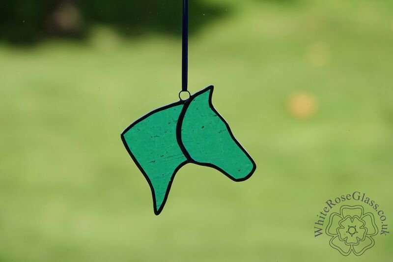 Horse Head Suncatcher - Blue - product image