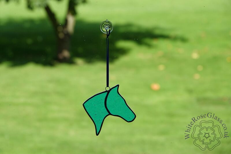 Horse Head Suncatcher - Blue - product image