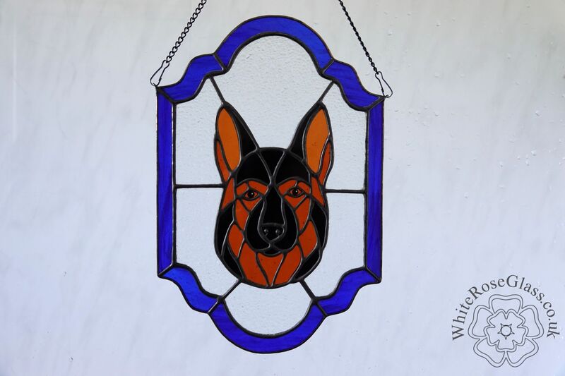 Dog German Shepherd Suncatcher Panel - product image