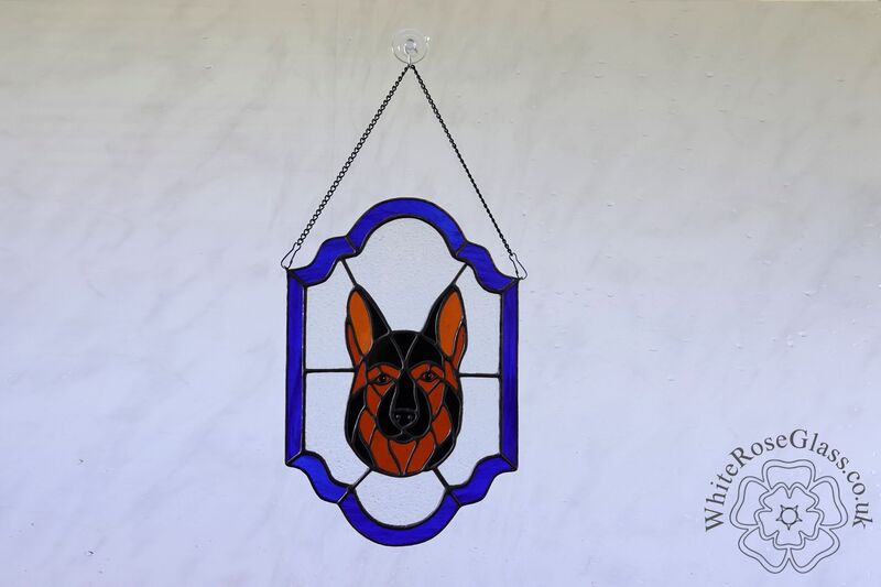 Dog German Shepherd Suncatcher Panel - product image