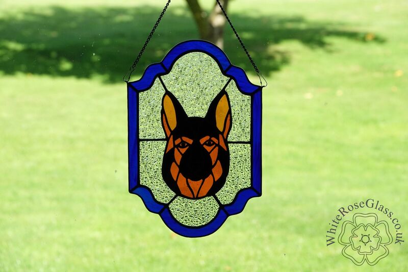 Dog German Shepherd Suncatcher Panel - product image