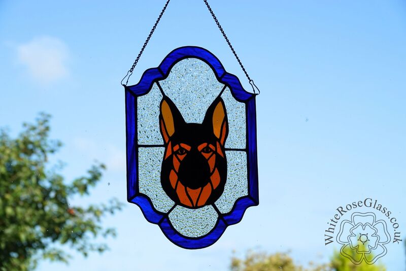 Dog German Shepherd Suncatcher Panel - product image
