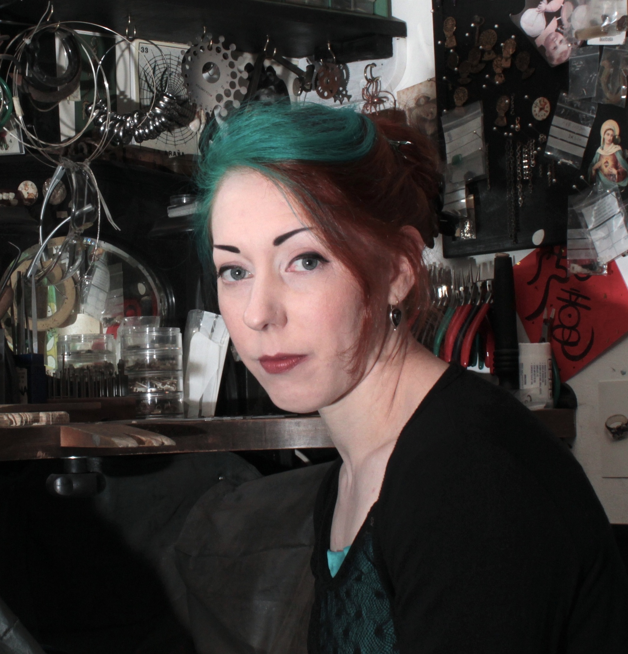 Anastasia Young in her studio.