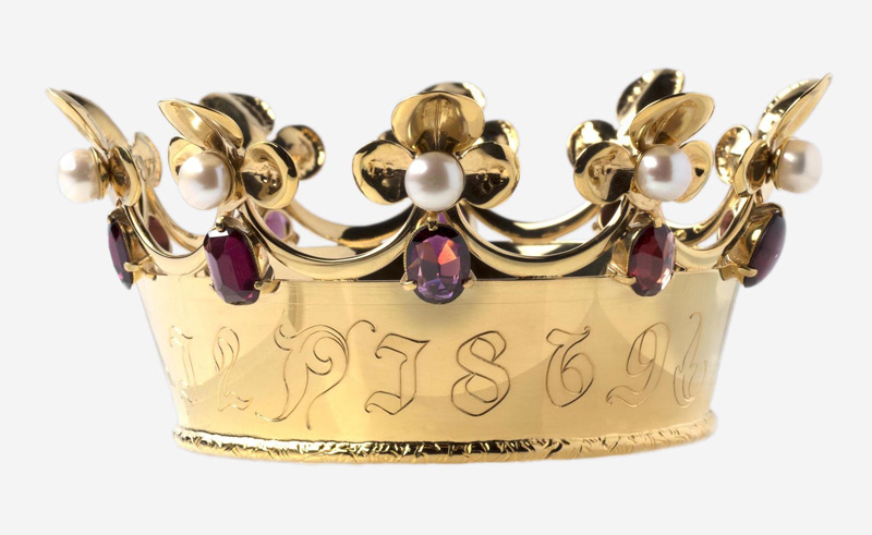 The Mathildis Coronet by Anastasia Young for The Lily Holds Firm