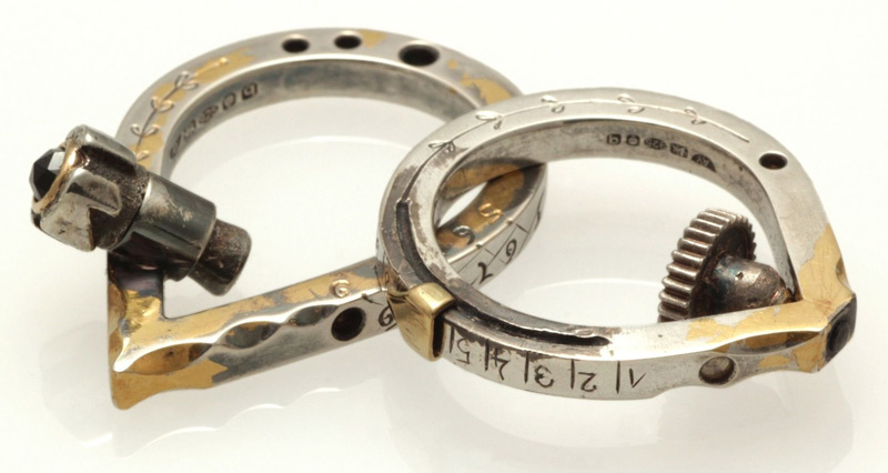 Measuring Device Rings by Anastasia Young Jewellery