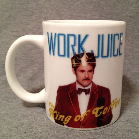 WorkJuice,King,of,Coffee,Mug,Thrilling Adventure Hour, TAH, King of Coffee, WorkJuice, Work Juice, Coffee, radio plays
