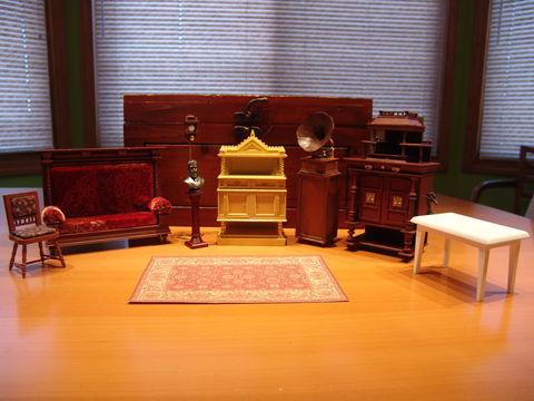 I,Am,My,Own,Wife,Mini,Furniture,RENTAL,I AM MY OWN WIFE, mini furniture, miniature, furniture, rental, Doug Wright