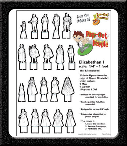 Elizabethan,1,POP-OUT,PEOPLE,Pop-Out Furniture, Pop Out Furniture, People