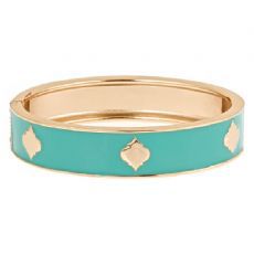 Spade,Bangle,(7,color,choices),spade enamel hinged bangle aqua turqoise long celebrity OK magazine preppy