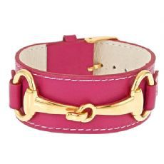 BELMONT,BRACELET,(5,color,choices),EQUESTRAIN LEATHER CUFF KENTUCKY DERBY BELMONT JEWELRY HORSE BIT ENAMEL TRENDY PEOPLE MAGAZINE