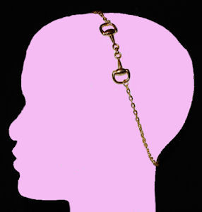 Horsebit,Headband,gucci inspired horsebit chain link gold hermes equestrian headband lucky magazine