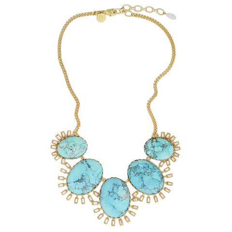 Roxy,Necklace,j.crew, turquoise, made in the usa, loren hope, roxy necklace