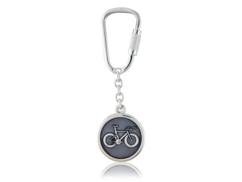 Time,Trial,/,Track,Bicycle,Disc,Keyring,Silver, Cycling, Jewellery, Keyring, Track, Bicycle, Hallmarked, Gents, Mens, Gift, U.K.