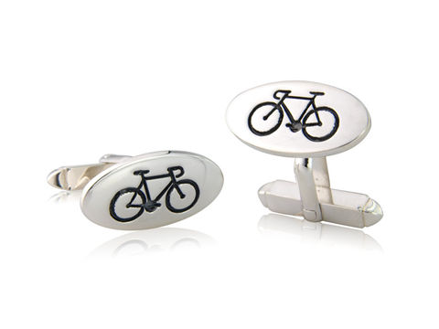 Oval,Road,Bicycle,Cufflinks,Silver, Jewellery, Cufflinks, Bicycle, Hallmarked, U.K.