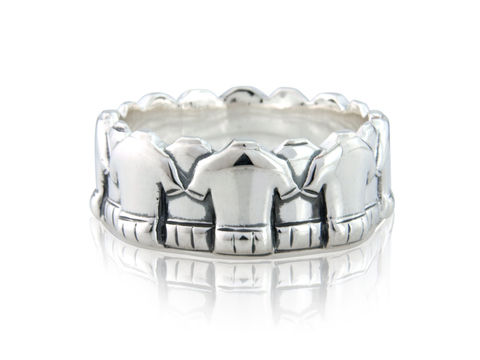 Peleton,Ring,Silver, Jewellery, Ring, Bicycle, Hallmarked, U.K.