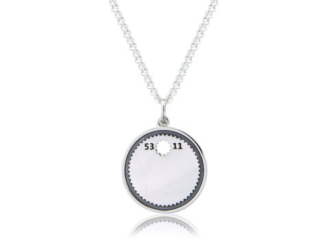 53,11,Pendant,Silver, Jewellery, Pendant, Road, Bicycle, Hallmarked, U.K.