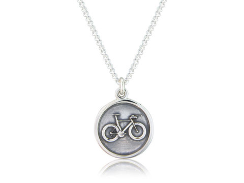 Time,Trial,/,Track,Bicycle,Disc,Pendant,Silver, Cycling, Jewellery, Pendant, Track, Bicycle, Hallmarked, Gents, Mens, Gift, U.K.