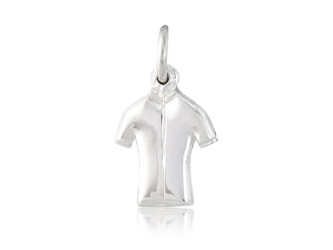 Jersey,Charm,Silver, Cycling, Jewellery, Charm, Cycle, Jersey, Gents, Mens, Gift, U.K.