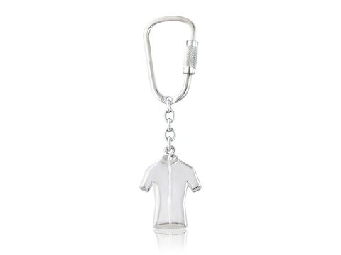 Jersey,Keyring,Silver, Cycling, Jewellery, Keyring, Cycle, Jersey, Gents, Mens, Gift, U.K.
